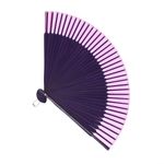 Fashion, accesorii si bijuterii - Femei - Accesorii femei - Alte accesorii femei - Evantai pliabil, Buticcochet, din platic, imprimeu floral, 22 cm, Mov cu roz - EV320 - Infinity.ro
