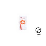 Market - Cadouri - Martisoare - Martisor Brosa, Buticcochet, Narcisa, din fetru, Portocaliu cu alb - MR663 - Infinity.ro