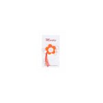Market - Cadouri - Martisoare - Martisor Brosa, Buticcochet, Narcisa, din fetru, Portocaliu cu alb - MR663 - Infinity.ro