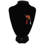 Market - Cadouri - Martisoare - Martisor Brosa, Buticcochet, din fetru, Gargarita, Portocaliu - MR534 - Infinity.ro