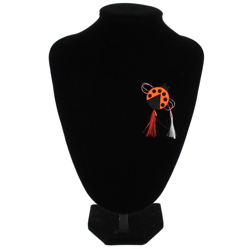 Market - Cadouri - Martisoare - Martisor Brosa, Buticcochet, din fetru, Gargarita, Portocaliu - MR534 - Infinity.ro