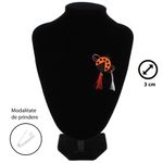 Market - Cadouri - Martisoare - Martisor Brosa, Buticcochet, din fetru, Gargarita, Portocaliu - MR534 - Infinity.ro