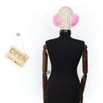 Fashion, accesorii si bijuterii - Femei - Accesorii femei - Caciuli si palarii femei - Protectie pentru urechi, casti, din material sintetic, pentru femei, ButicCochet, one size, Roz - BNT469 - Infinity.ro