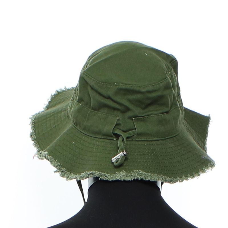 Fashion, accesorii si bijuterii - Femei - Accesorii femei - Caciuli si palarii femei - Palarie de soare, unisex, 58 cm, ButicCochet, din bumbac, Kaki - PAL1725 - Infinity.ro