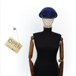 Fashion, accesorii si bijuterii - Femei - Accesorii femei - Caciuli si palarii femei - Toca de dama, din lana, Buticcochet, marime 54-57 cm, ajustabila, Albastru electric - PAL1602 - Infinity.ro