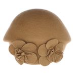 Fashion, accesorii si bijuterii - Femei - Accesorii femei - Caciuli si palarii femei - Toca de dama, din lana, Buticcochet, marime 54-57 cm, ajustabila, Bej - PAL1604 - Infinity.ro