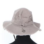 Fashion, accesorii si bijuterii - Femei - Accesorii femei - Caciuli si palarii femei - Palarie de soare, unisex, 58 cm, ButicCochet, din bumbac, Gri - PAL1729 - Infinity.ro