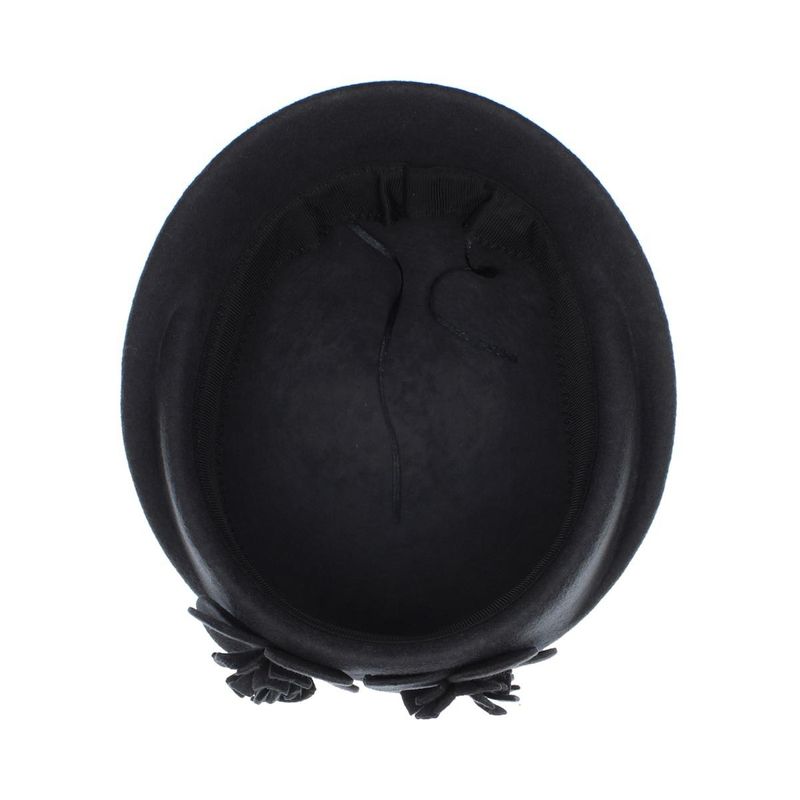 Fashion, accesorii si bijuterii - Femei - Accesorii femei - Caciuli si palarii femei - Toca de dama, din lana, Buticcochet, marime 54-57 cm, ajustabila, Gri - PAL1608 - Infinity.ro