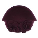 Fashion, accesorii si bijuterii - Femei - Accesorii femei - Caciuli si palarii femei - Toca de dama, din lana, Buticcochet, marime 54-57 cm, ajustabila, Bordo - PAL1611 - Infinity.ro