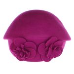 Fashion, accesorii si bijuterii - Femei - Accesorii femei - Caciuli si palarii femei - Toca de dama, din lana, Buticcochet, marime 54-57 cm, ajustabila, Fucsia - PAL1614 - Infinity.ro
