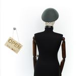 Fashion, accesorii si bijuterii - Femei - Accesorii femei - Caciuli si palarii femei - Toca de dama, din lana, Buticcochet, marime 54-57 cm, ajustabila, Vernil - PAL1615 - Infinity.ro
