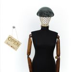 Fashion, accesorii si bijuterii - Femei - Accesorii femei - Caciuli si palarii femei - Toca de dama, din lana, Buticcochet, marime 54-57 cm, ajustabila, Vernil - PAL1615 - Infinity.ro