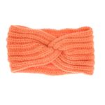 Fashion, accesorii si bijuterii - Femei - Accesorii femei - Caciuli si palarii femei - Bentita de par tricotata, de dama, 100% acril, ButicCochet, one size, Portocaliu - BNT237 - Infinity.ro
