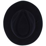 Fashion, accesorii si bijuterii - Femei - Accesorii femei - Caciuli si palarii femei - Palarie unisex, din 100% lana, cu snur subtire, Bleumarin, marime 57 cm - PAL499 - Infinity.ro