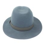 Fashion, accesorii si bijuterii - Femei - Accesorii femei - Caciuli si palarii femei - Palarie din fetru, unisex, Bleu, cu banda din piele ecologica, marime 57, reglabila, Anoul - PAL474 - Infinity.ro