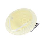 Fashion, accesorii si bijuterii - Femei - Accesorii femei - Caciuli si palarii femei - Palarie de soare, pentru copii, ButicCochet, din paie de hartie, 52 cm, cu fundita, Crem - PAL682 - Infinity.ro