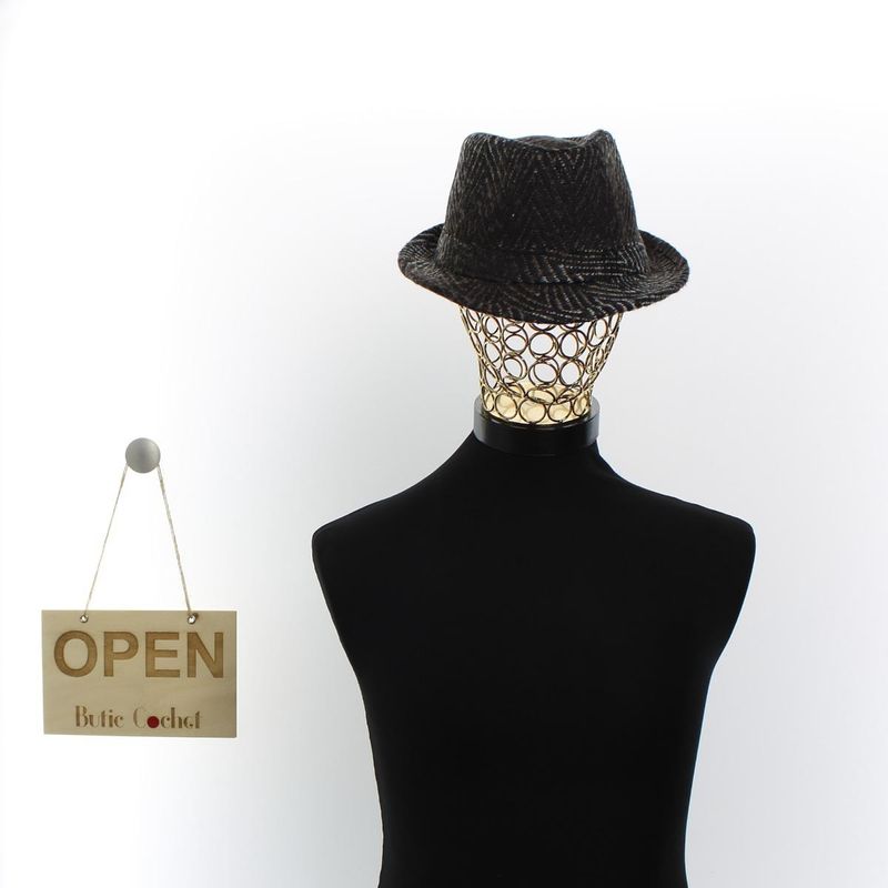 Fashion, accesorii si bijuterii - Femei - Accesorii femei - Caciuli si palarii femei - Palarie barbati, 65% bumbac 35% poliester, marime 57, ButicCochet, Multicolor - PAL1093 - Infinity.ro