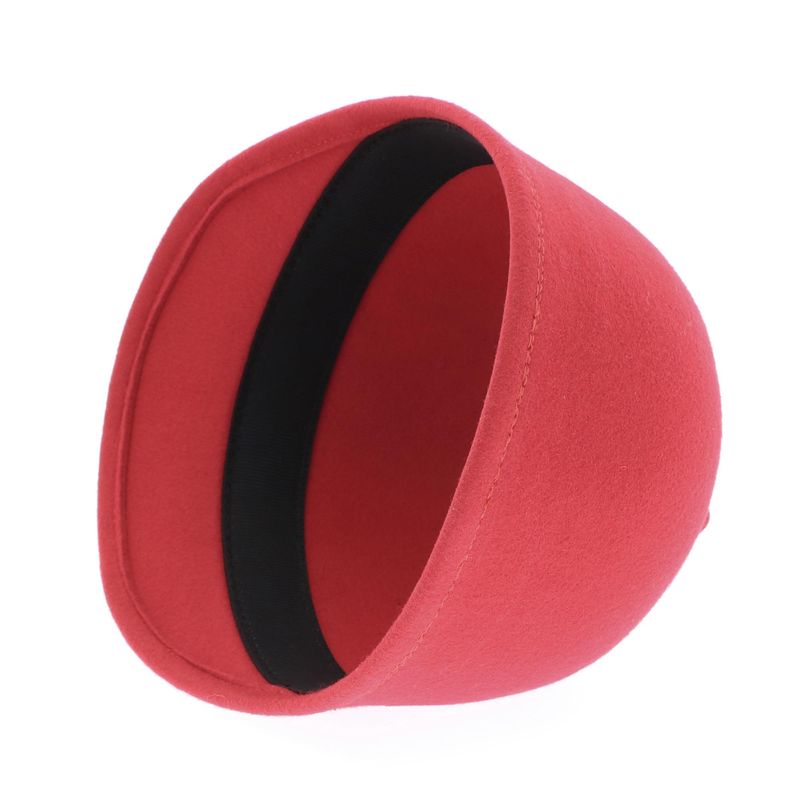 Fashion, accesorii si bijuterii - Femei - Accesorii femei - Caciuli si palarii femei - Palarie din fetru, de dama, marime 56, reglabila, Anoul, Rosu - PAL935 - Infinity.ro
