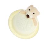 Fashion, accesorii si bijuterii - Femei - Accesorii femei - Caciuli si palarii femei - Palarie de soare, pentru copii, ButicCochet, din paie de hartie, 52 cm, cu urs, Crem - PAL1299 - Infinity.ro