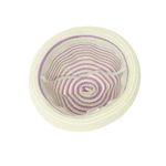 Fashion, accesorii si bijuterii - Femei - Accesorii femei - Caciuli si palarii femei - Palarie de soare, pentru copii, ButicCochet, din paie de hartie, 50 cm, cu Flori si perle, Mov - PAL1314 - Infinity.ro