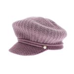 Fashion, accesorii si bijuterii - Femei - Accesorii femei - Caciuli si palarii femei - Sapca dama, ButicCochet, 55% acrylic, one size, cu perle, Mov - PAL1008 - Infinity.ro