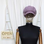 Fashion, accesorii si bijuterii - Femei - Accesorii femei - Caciuli si palarii femei - Sapca dama, ButicCochet, 55% acrylic, one size, cu perle, Mov - PAL1008 - Infinity.ro