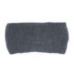 Fashion, accesorii si bijuterii - Femei - Accesorii femei - Caciuli si palarii femei - Bentita de par tricotata, de dama, 100% acril, ButicCochet, one size, cu perle si starsuri, Gri - BNT208 - Infinity.ro