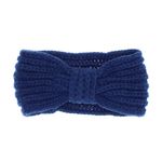 Fashion, accesorii si bijuterii - Femei - Accesorii femei - Caciuli si palarii femei - Bentita de par tricotata, de dama, 100% acril, ButicCochet, one size, Bleumarin - BNT212 - Infinity.ro