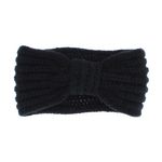 Fashion, accesorii si bijuterii - Femei - Accesorii femei - Caciuli si palarii femei - Bentita de par tricotata, de dama, 100% acril, ButicCochet, one size, Negru - BNT209 - Infinity.ro
