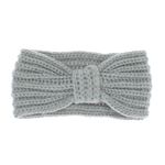 Fashion, accesorii si bijuterii - Femei - Accesorii femei - Caciuli si palarii femei - Bentita de par tricotata, de dama, 100% acril, ButicCochet, one size, Gri - BNT214 - Infinity.ro