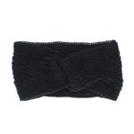 Fashion, accesorii si bijuterii - Femei - Accesorii femei - Caciuli si palarii femei - Bentita de par tricotata, de dama, 100% acril, ButicCochet, one size, Negru - BNT218 - Infinity.ro