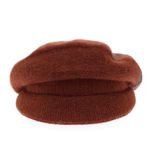 Fashion, accesorii si bijuterii - Femei - Accesorii femei - Caciuli si palarii femei - Sapca dama, ButicCochet, angora, one size, cu fluturasi, Caramiziu - PAL1015 - Infinity.ro