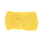 Fashion, accesorii si bijuterii - Femei - Accesorii femei - Caciuli si palarii femei - Bentita de par tricotata, de dama, 100% acril, ButicCochet, one size, Galben - BNT220 - Infinity.ro