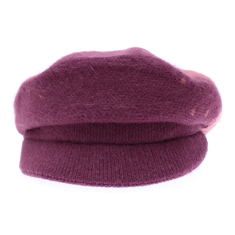 Fashion, accesorii si bijuterii - Femei - Accesorii femei - Caciuli si palarii femei - Sapca dama, ButicCochet, angora, one size, cu fluturasi, Mov - PAL1017 - Infinity.ro