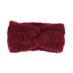 Fashion, accesorii si bijuterii - Femei - Accesorii femei - Caciuli si palarii femei - Bentita de par tricotata, de dama, 100% acril, ButicCochet, one size, Visiniu - BNT249 - Infinity.ro