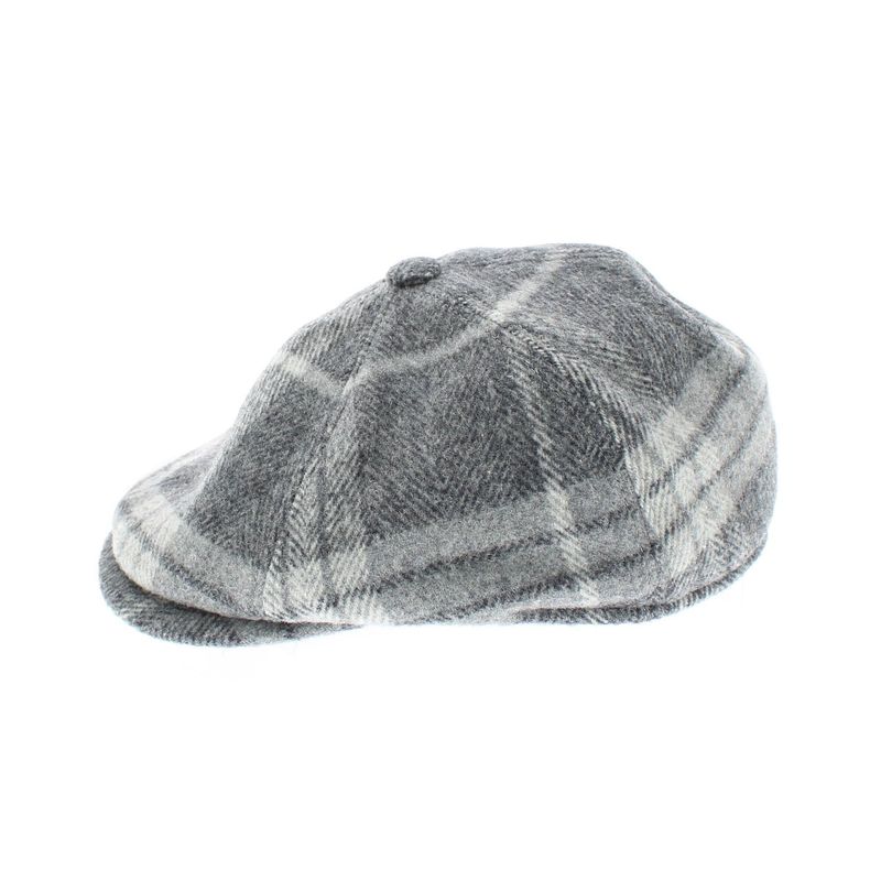 Fashion, accesorii si bijuterii - Femei - Accesorii femei - Caciuli si palarii femei - Sapca barbati, din 80% lana 20% poliester, Kaszkiet, marime 57, Gri - PAL1029 - Infinity.ro