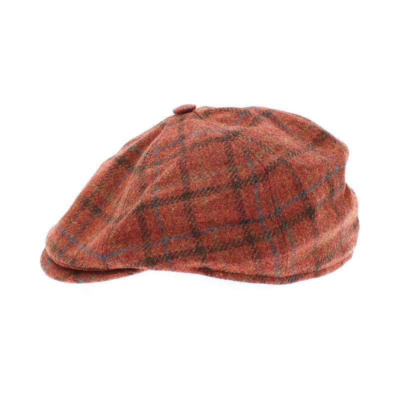 Fashion, accesorii si bijuterii - Femei - Accesorii femei - Caciuli si palarii femei - Sapca barbati, din 80% lana 20% poliester, Kaszkiet, marime 57, Caramiziu - PAL1030 - Infinity.ro