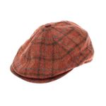 Fashion, accesorii si bijuterii - Femei - Accesorii femei - Caciuli si palarii femei - Sapca barbati, din 80% lana 20% poliester, Kaszkiet, marime 57, Caramiziu - PAL1030 - Infinity.ro