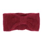 Fashion, accesorii si bijuterii - Femei - Accesorii femei - Caciuli si palarii femei - Bentita de par tricotata, de dama, 100% acril, ButicCochet, one size, Visiniu - BNT269 - Infinity.ro