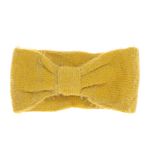 Fashion, accesorii si bijuterii - Femei - Accesorii femei - Caciuli si palarii femei - Bentita de par tricotata, de dama, 100% acril, ButicCochet, one size, Galben mustar - BNT266 - Infinity.ro