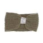Fashion, accesorii si bijuterii - Femei - Accesorii femei - Caciuli si palarii femei - Bentita de par, de dama, 100% acril, ButicCochet, one size, model cu strasuri, Kaki - BNT284 - Infinity.ro