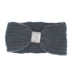 Fashion, accesorii si bijuterii - Femei - Accesorii femei - Caciuli si palarii femei - Bentita de par, de dama, 100% acril, ButicCochet, one size, model cu strasuri, Gri - BNT280 - Infinity.ro