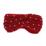 Fashion, accesorii si bijuterii - Femei - Accesorii femei - Caciuli si palarii femei - Bentita de par, de dama, 100% acril, ButicCochet, one size, cu strasuri, Rosu - BNT310 - Infinity.ro