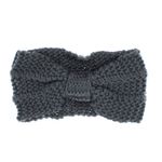 Fashion, accesorii si bijuterii - Femei - Accesorii femei - Caciuli si palarii femei - Bentita de par tricotata, de dama, 100% acril, ButicCochet, one size, Gri - BNT339 - Infinity.ro