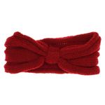 Fashion, accesorii si bijuterii - Femei - Accesorii femei - Caciuli si palarii femei - Bentita de par tricotata, de dama, 100% acril, ButicCochet, one size, Rosu - BNT352 - Infinity.ro