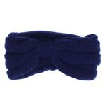 Fashion, accesorii si bijuterii - Femei - Accesorii femei - Caciuli si palarii femei - Bentita de par tricotata, de dama, 100% acril, ButicCochet, one size, Bleumarin - BNT356 - Infinity.ro