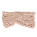 Fashion, accesorii si bijuterii - Femei - Accesorii femei - Caciuli si palarii femei - Bentita de par tricotata, de dama, 100% acril, ButicCochet, one size, Roz - BNT357 - Infinity.ro
