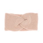 Fashion, accesorii si bijuterii - Femei - Accesorii femei - Caciuli si palarii femei - Bentita de par tricotata, de dama, 100% acril, ButicCochet, one size, model cu fir argintiu, Roz - BNT371 - Infinity.ro