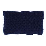 Fashion, accesorii si bijuterii - Femei - Accesorii femei - Caciuli si palarii femei - Bentita de par tricotata, de dama, 100% acril, ButicCochet, one size, Bleumarin - BNT384 - Infinity.ro