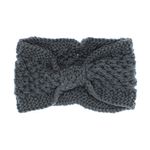 Fashion, accesorii si bijuterii - Femei - Accesorii femei - Caciuli si palarii femei - Bentita de par tricotata, de dama, 100% acril, ButicCochet, one size, Gri - BNT388 - Infinity.ro